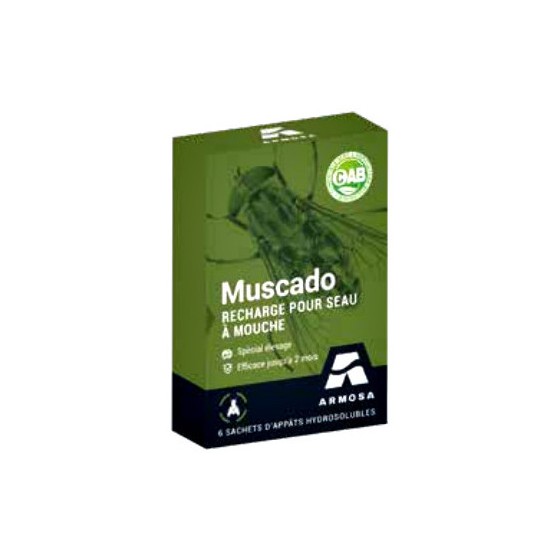 Recharge Muscado - 6 sachets appâts hydrosoluble